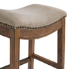 Williston Solid Rubber Wood Counter and Bar Stool