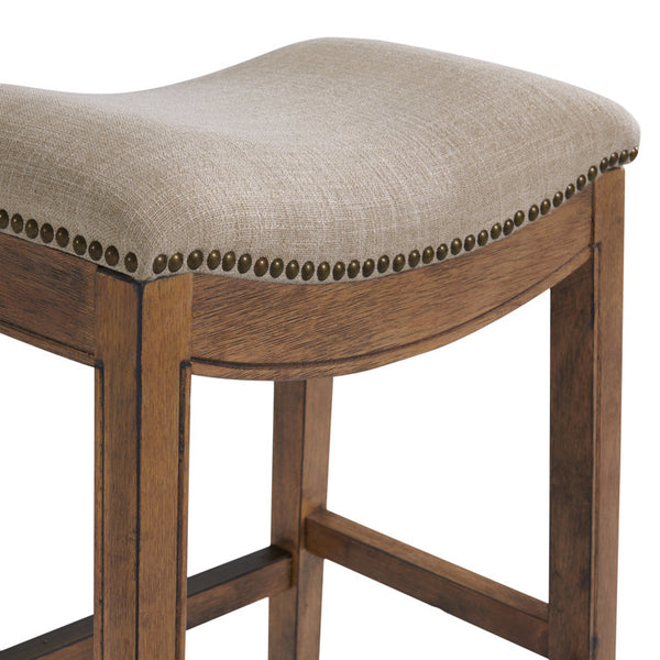 Williston Solid Rubber Wood Counter and Bar Stool