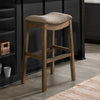 Williston Solid Rubber Wood Counter and Bar Stool