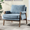 Mid-Century Modern 30" W Chenille Upholstered Accent Leisure Armchair