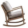 Zoller 26'' Wide Modern Soft Arm Rocking Chair with Wooden Frame and Removable Cushion