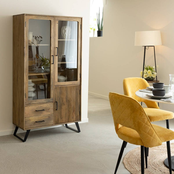 Joy High Mango Wood Display Case