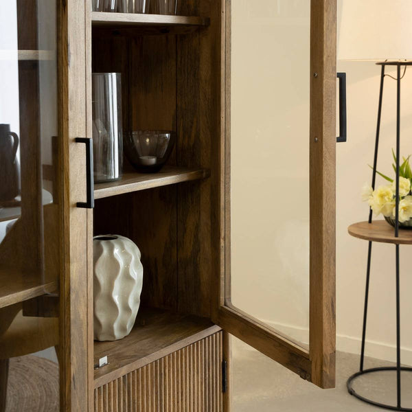 Joy High Mango Wood Display Case