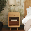 Laura Ashley Oak Millen 1 Drawer Bedside Chest