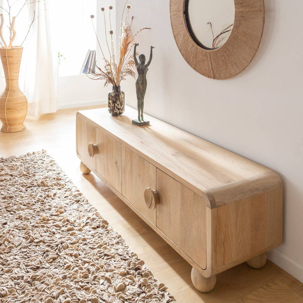 Horta mango wood TV cabinet