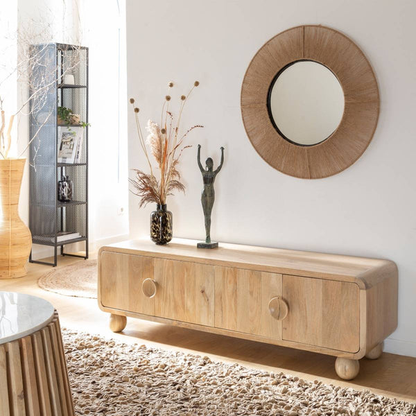 Horta mango wood TV cabinet