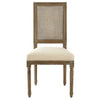 Bella Rectangular Canning Solid Wood Chair