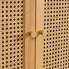 Bombong - Armoire 2 portes en bois et cannage