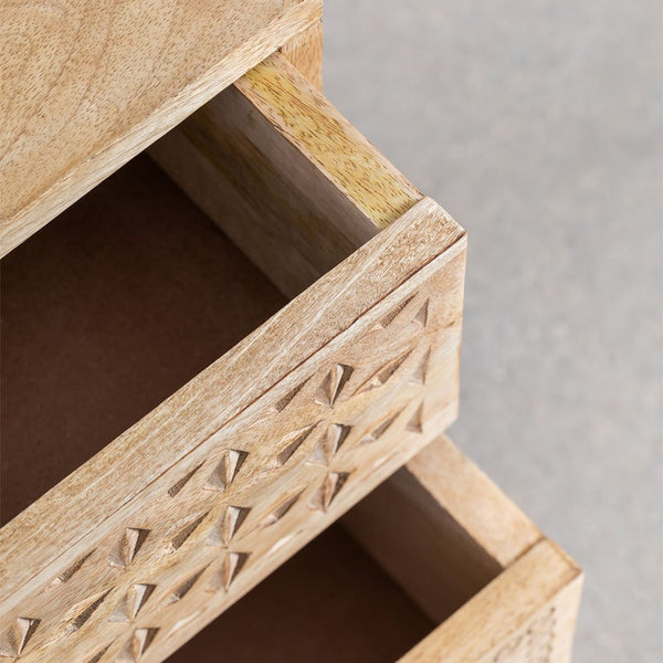 Atsana mango wood bedside table