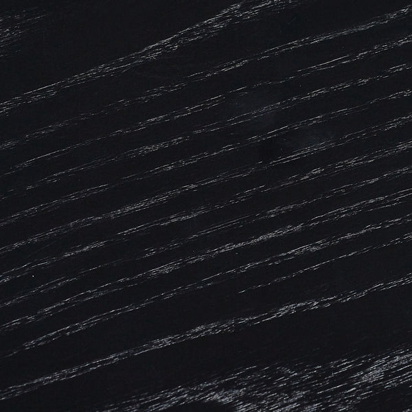 Julian Bowen Black Louis Fluted Drinks Table