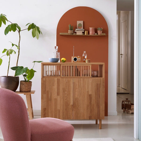 La Redoute Intérieurs Oak Bilbao Bar Storage