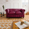Fionna Leather Chesterfield Two Seater Sofa