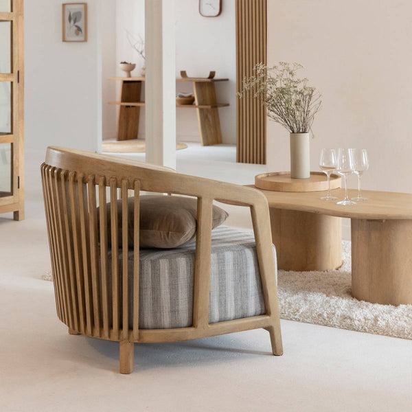 Terence mango wood armchair