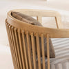 Terence mango wood armchair