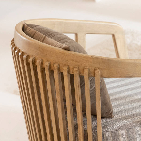 Terence mango wood armchair