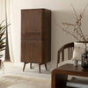 Alena dark mango wood cabinet