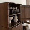 Alena dark mango wood cabinet