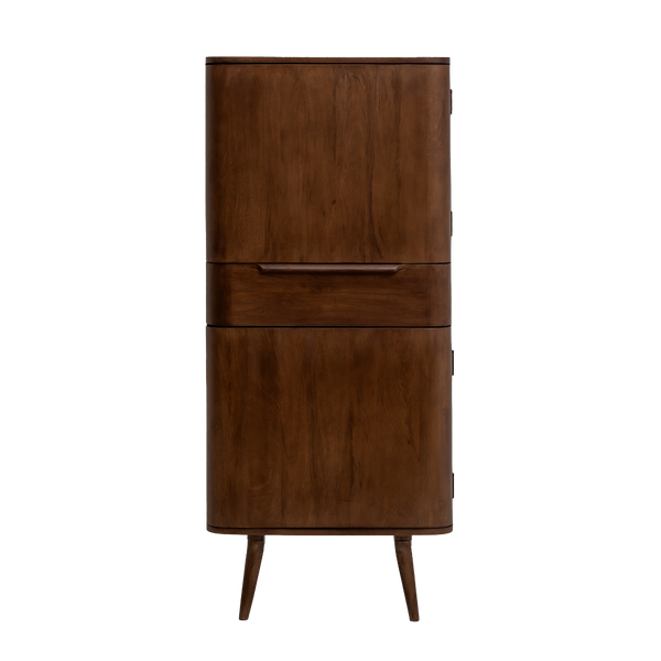 Alena dark mango wood cabinet