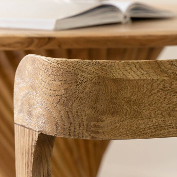 Auren Oak and Rope Chair (Set of 2)