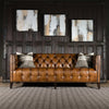 Jackson Leather Chesterfield Three Seater Sofa