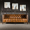 Jackson Leather Chesterfield Three Seater Sofa