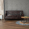 Brooklyn Leather Chesterfield Three Seater Sofa