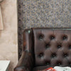 Brooklyn Leather Chesterfield Three Seater Sofa