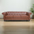 Talia Leather Chesterfield Three Seater Sofa