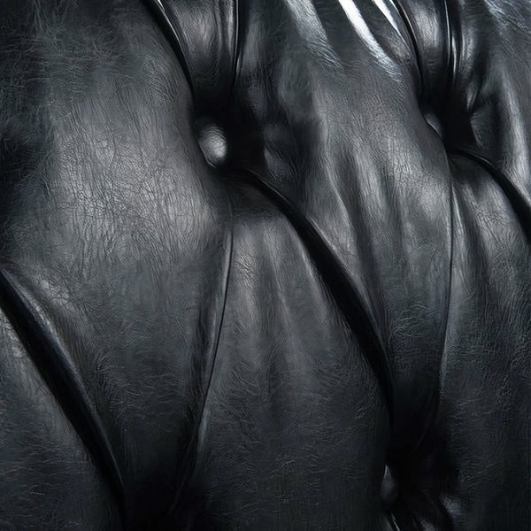 Jenny Leather Chesterfield Three Seater Sofa