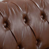 Talia Leather Chesterfield Three Seater Sofa