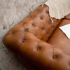 Edward Leather Chesterfield Three Seater Sofa
