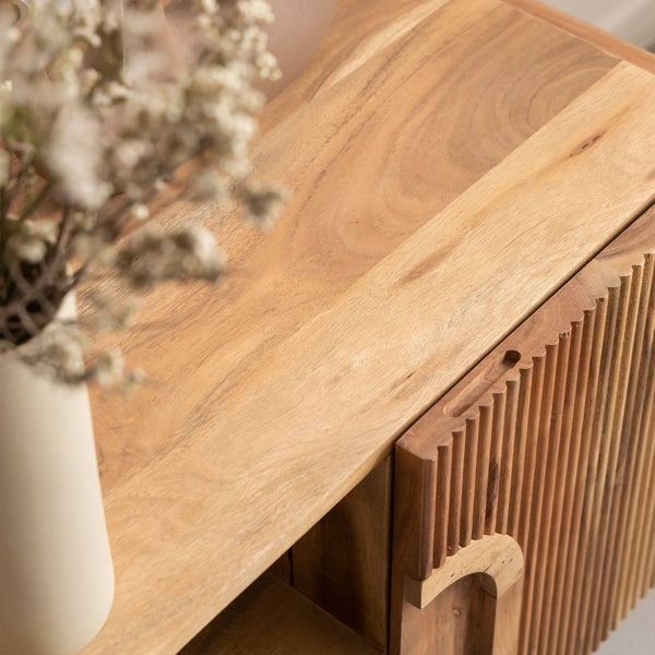 Tilio acacia wood TV cabinet