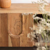 Tilio acacia wood TV cabinet
