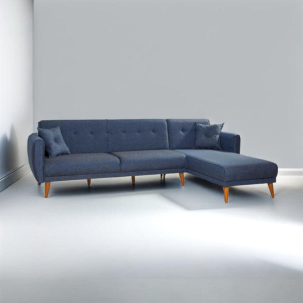Aloysia Fabric L-Shaped Sofa