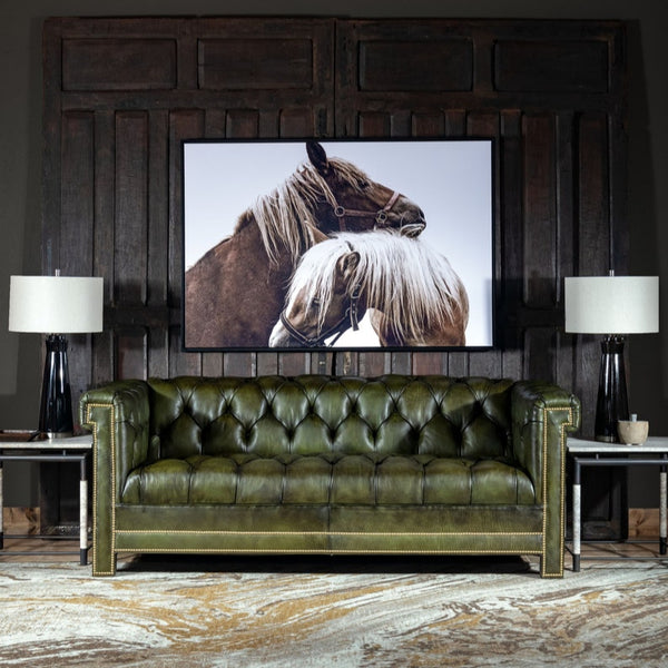 Ivy League Sofa | American Made | High Quality | Full Grain