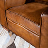 Rugby Leather Chair | American Made | Full Grain Leather