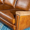 Nordic Leather Sofa | American Made | Full Grain