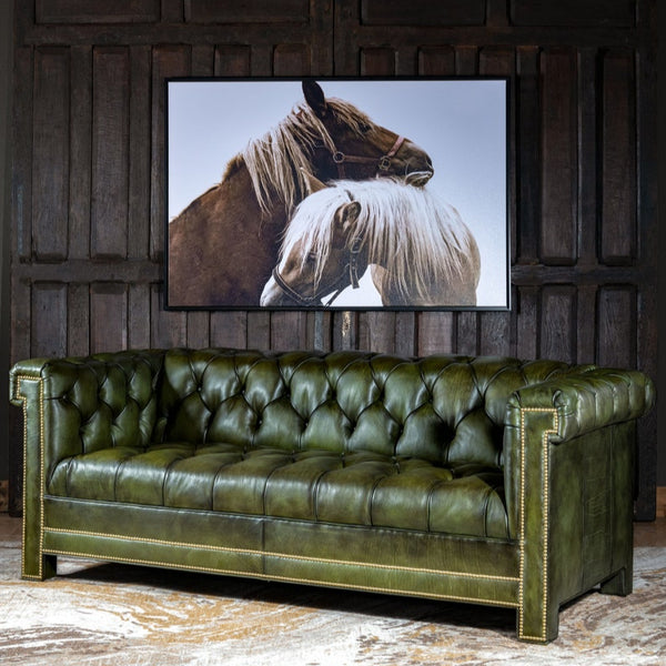 Ivy League Sofa | American Made | High Quality | Full Grain