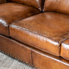 Emerson Bark Leather Sofa | American Made | High Quality | Full Grain