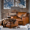 Rugby Leather Chair | American Made | Full Grain Leather