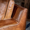 Rugby Leather Chair | American Made | Full Grain Leather
