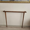 Narrow Wooden Console Table for Entryway | Customsize Console Table | Solid Beech Wood | Walnut Finish Furniture