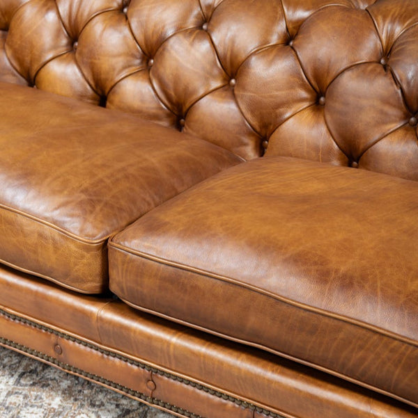 Sauvage Chesterfield Sofa | Leather | Tufted | American Made | High Quality