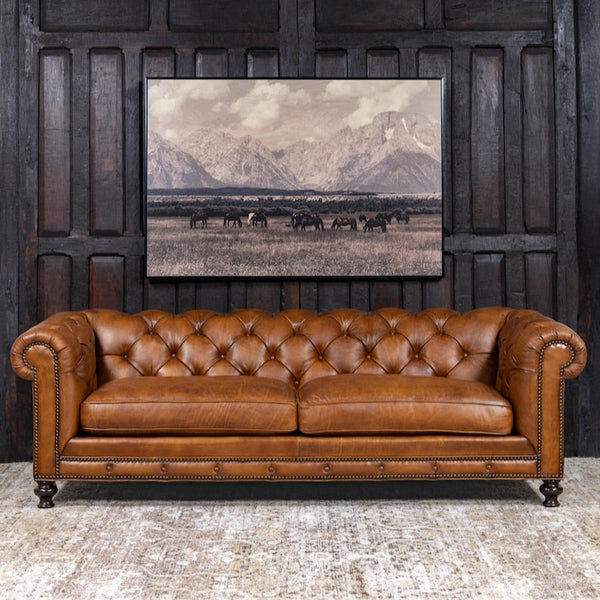 Sauvage Chesterfield Sofa | Leather | Tufted | American Made | High Quality
