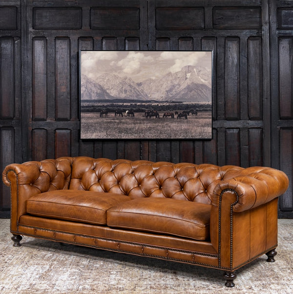 Sauvage Chesterfield Sofa | Leather | Tufted | American Made | High Quality
