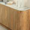 Adler mango wood and marble sideboard