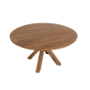 Maloé round mango wood dining table