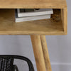 Maëva console table with storage in mango wood