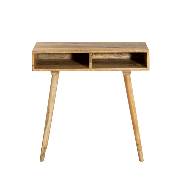 Maëva console table with storage in mango wood