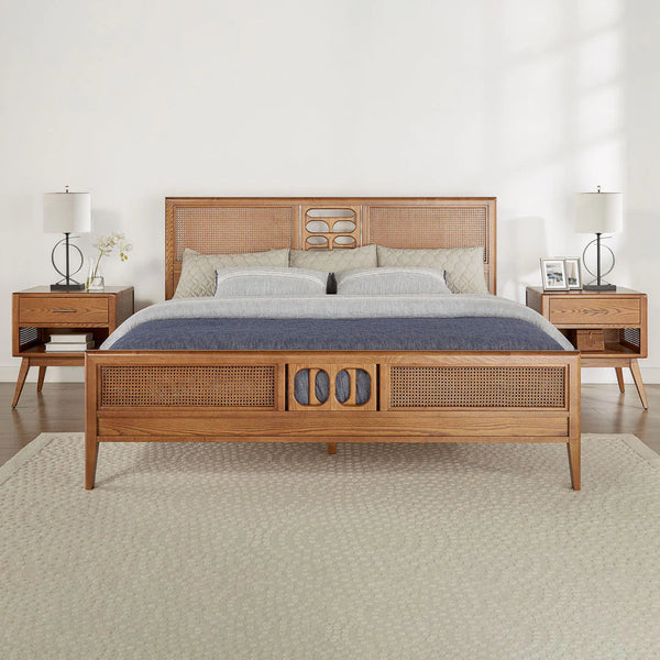 Norse Solidwood Cane Bed